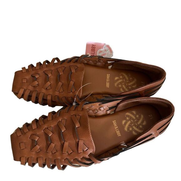 Sam &‎ Libby Saddle Brown Women’s Size 7.5 Asha Espadrille NWT - Picture 5 of 14